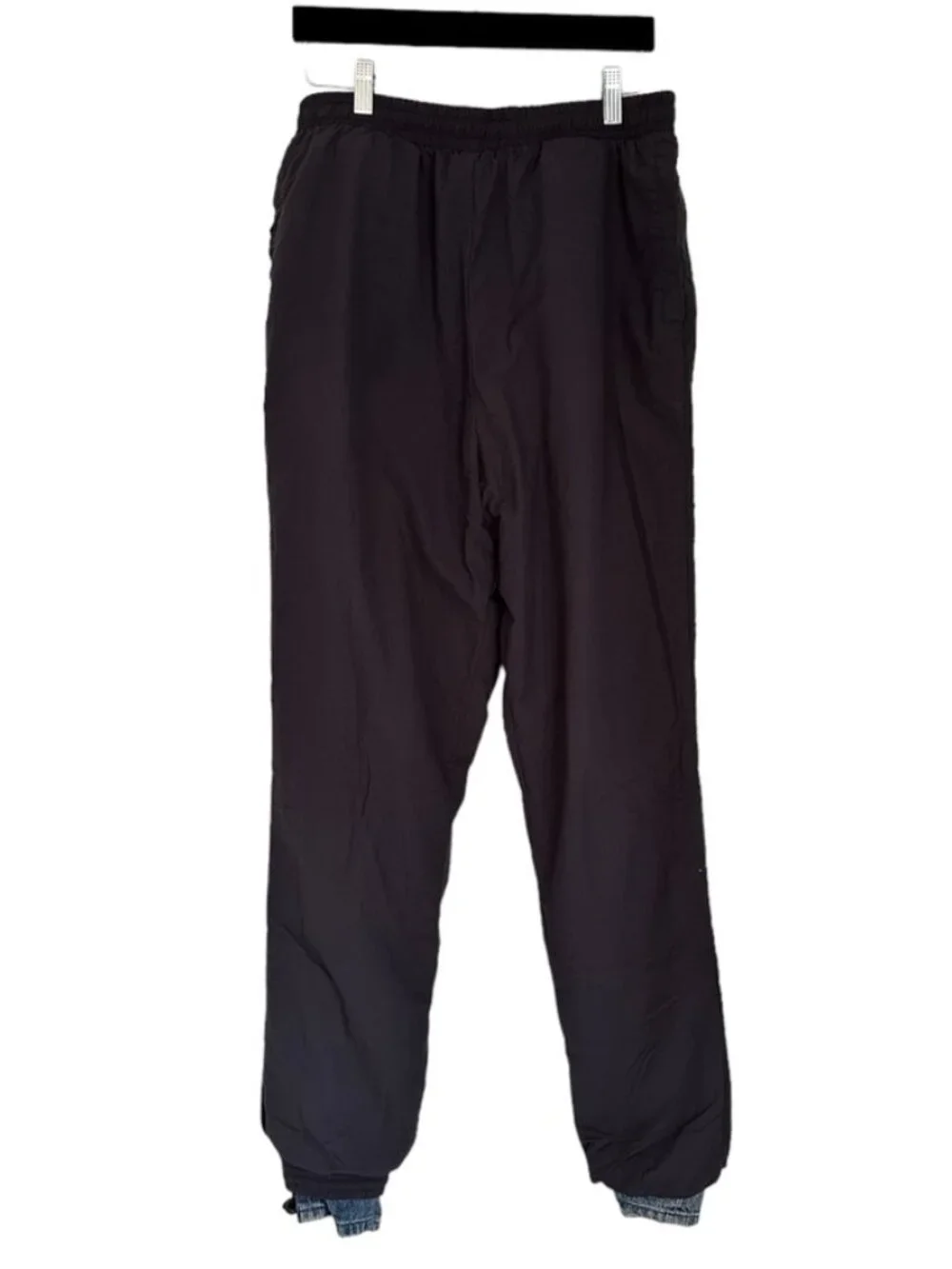 Y Project Navy Denim Cuff Track Pants Size XS